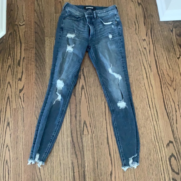Express ankle high rise jeans - Picture 2 of 3